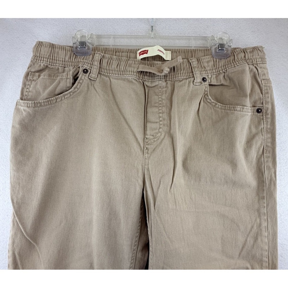Levis Joggers Boys XL Husky Beige Elastic Waist‎ Casual Outdoors - Picture 2 of 8